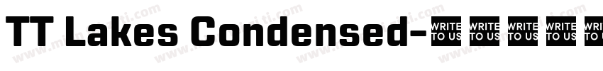 TT Lakes Condensed字体转换